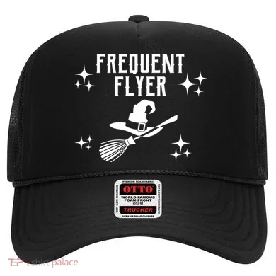 Frequent Flyer Funny Witch Halloween Hat