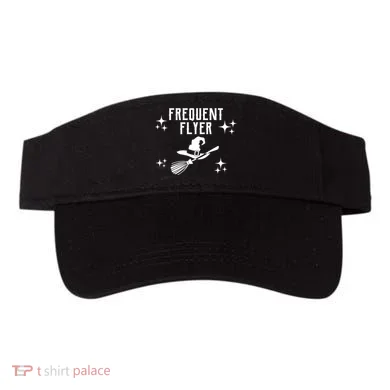 Frequent Flyer Funny Witch Halloween Visor