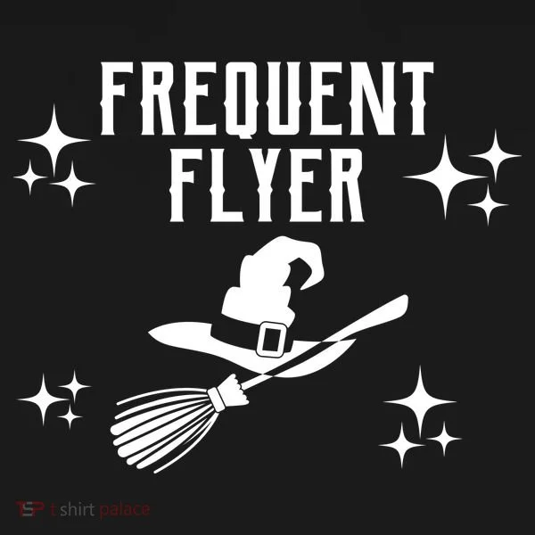 Frequent Flyer Funny Witch Halloween Visor