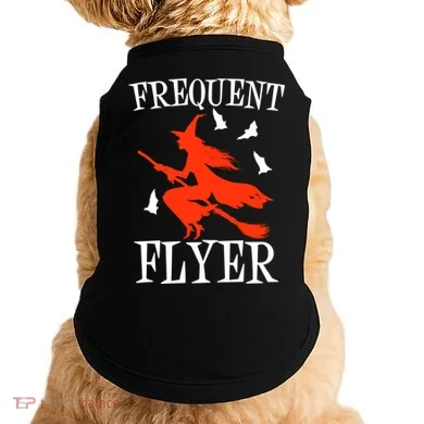 Frequent Flyer Witch Doggie Tank