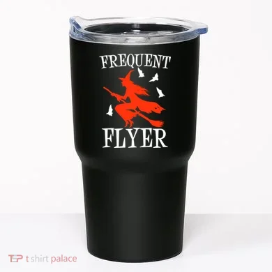 Frequent Flyer Witch Tumbler