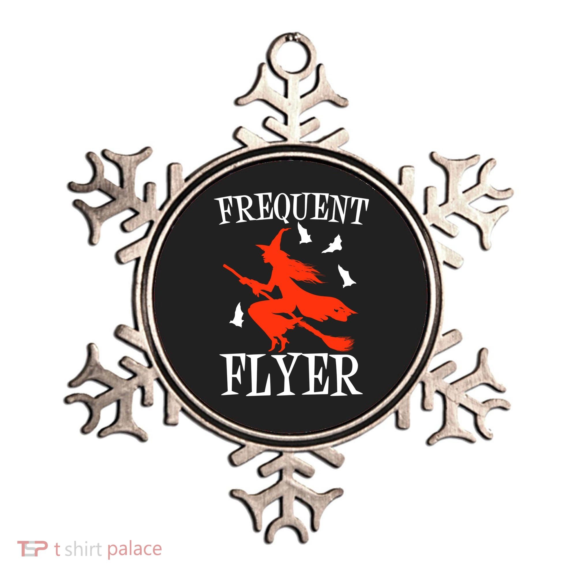 Frequent Flyer Witch Ornament