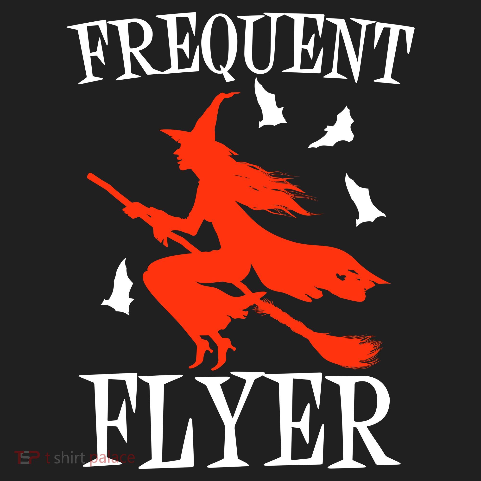Frequent Flyer Witch Golf Towel