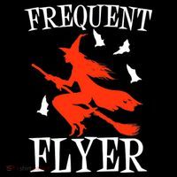 Frequent Flyer Witch Kids Sweatshirt thumb 2