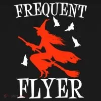 Frequent Flyer Witch Kids T-Shirt thumb 4