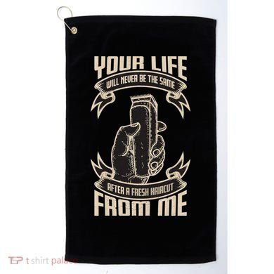 Fresh Haircut Golf Towel