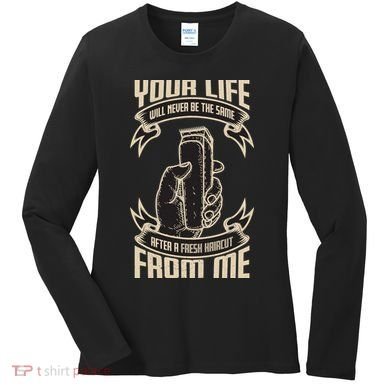 Fresh Haircut Women's Long Sleeve Shirt