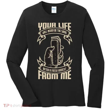 Fresh Haircut Women's Long Sleeve Shirt