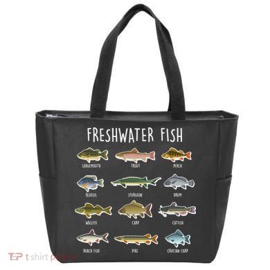 Freshwater Fish - 100 Different Types Tote Bag