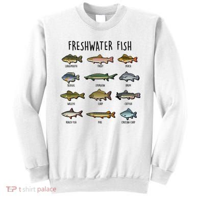 Freshwater Fish - 100 Different Types Sweatshirt