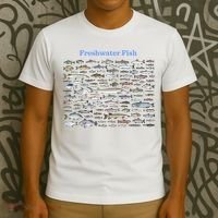 Freshwater Fish - 100 Different Types T-Shirt thumb 3