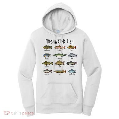 Freshwater Fish - 100 Different Types Women's Hoodie