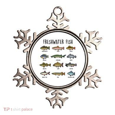 Freshwater Fish - 100 Different Types Ornament