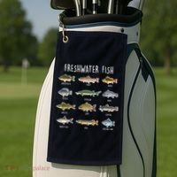 Freshwater Fish Golf Towel thumb 2