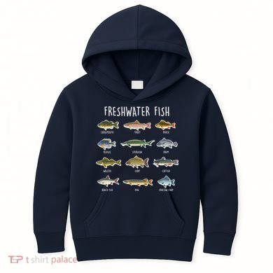 Freshwater Fish Kids Hoodie