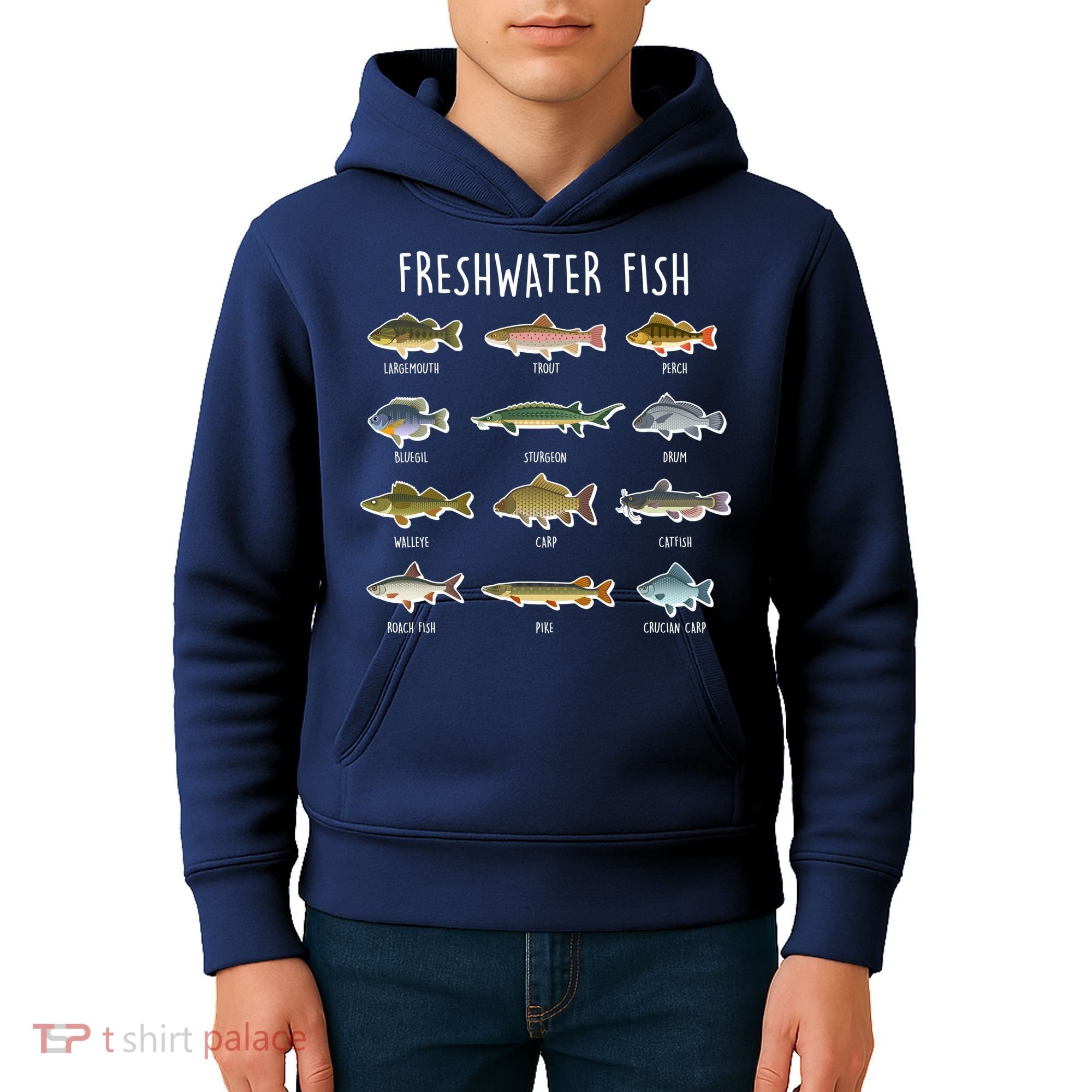 Freshwater Fish Kids Hoodie