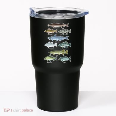 Freshwater Fish Types Fishing Tumbler