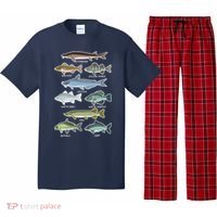 Freshwater Fish Types Fishing Pajama Set thumb 0