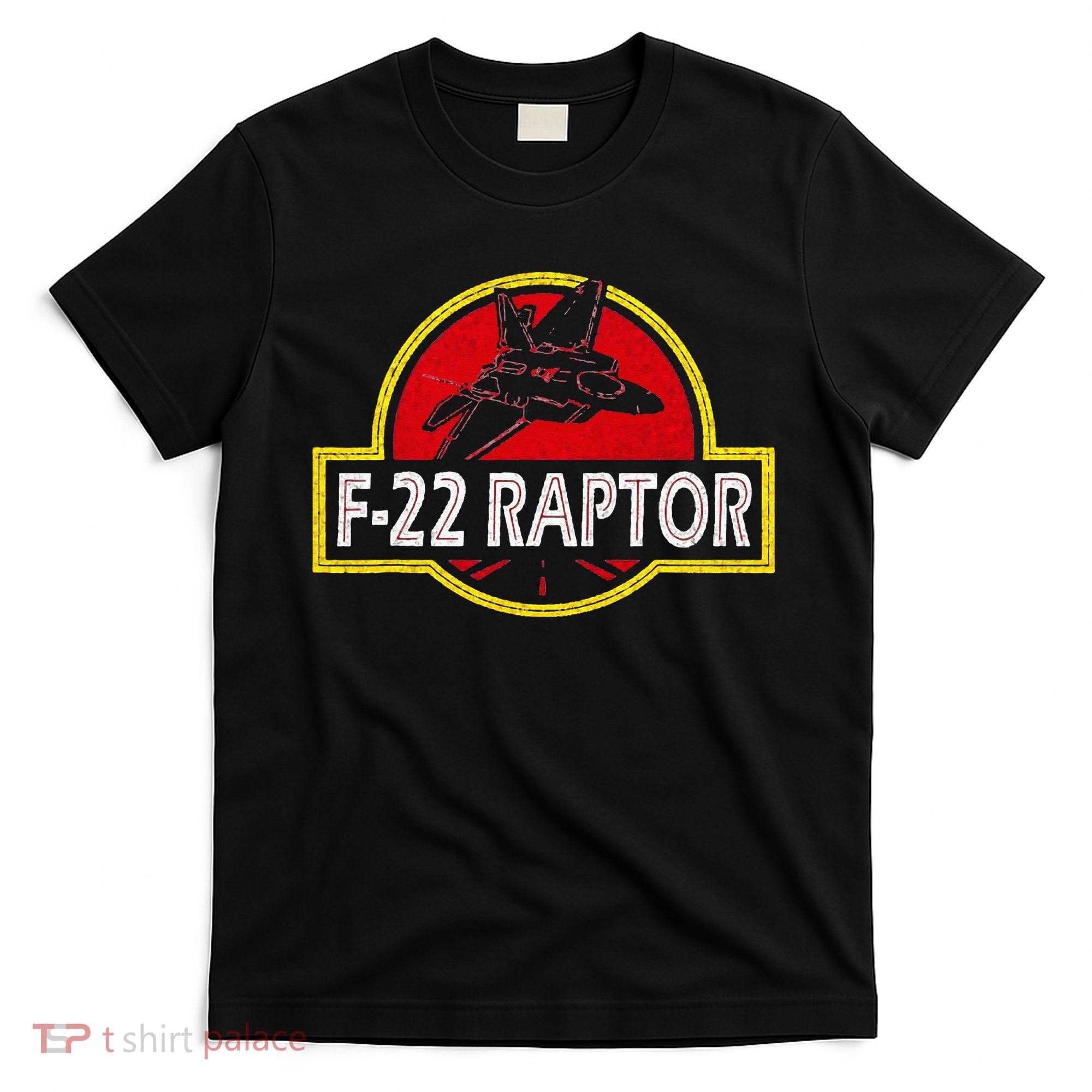 F22 Raptor Fighter Jet Pilot Airplane 4th Of July Vintage T-Shirt