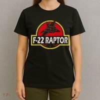 F22 Raptor Fighter Jet Pilot Airplane 4th Of July Vintage T-Shirt thumb 4
