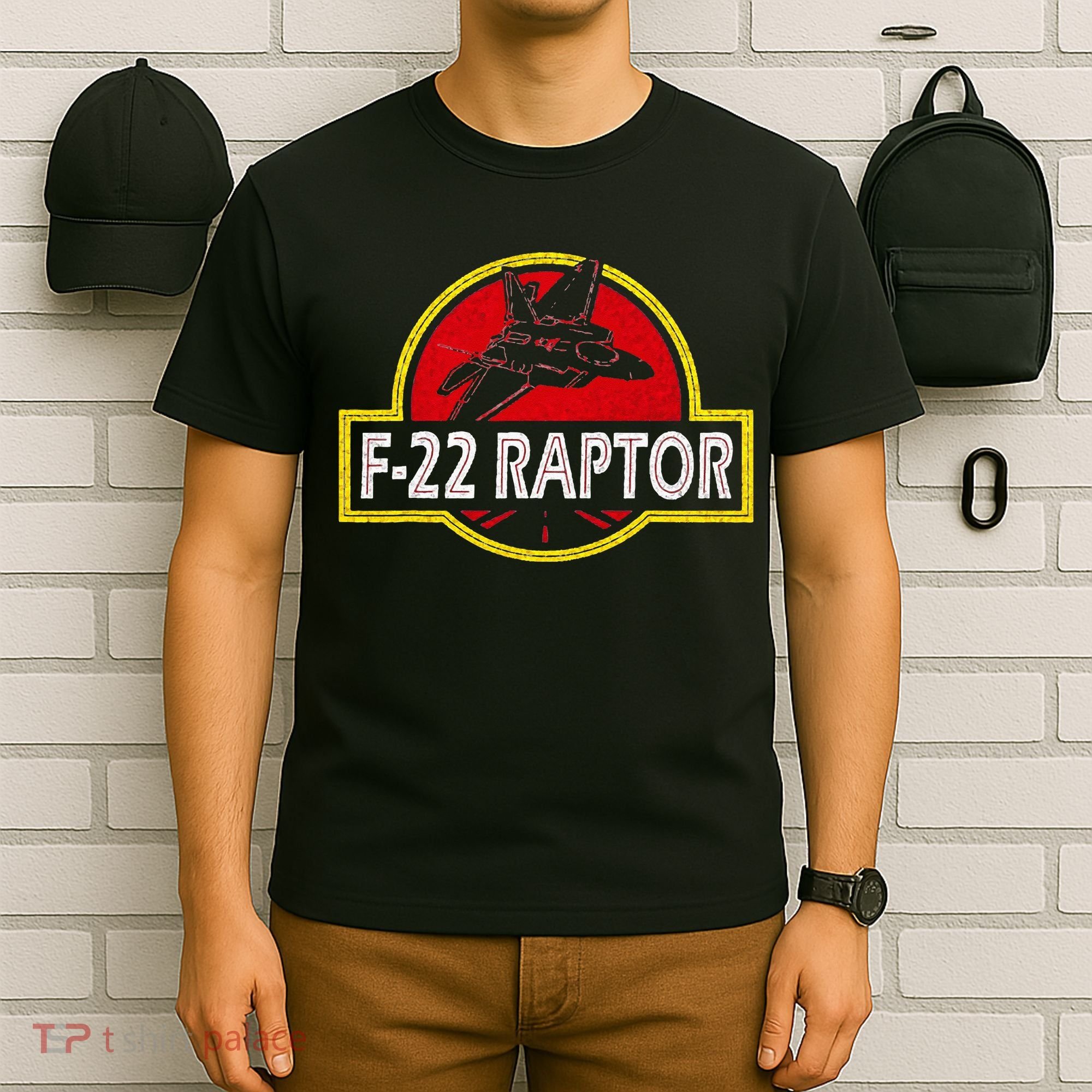 F22 Raptor Fighter Jet Pilot Airplane 4th Of July Vintage T-Shirt