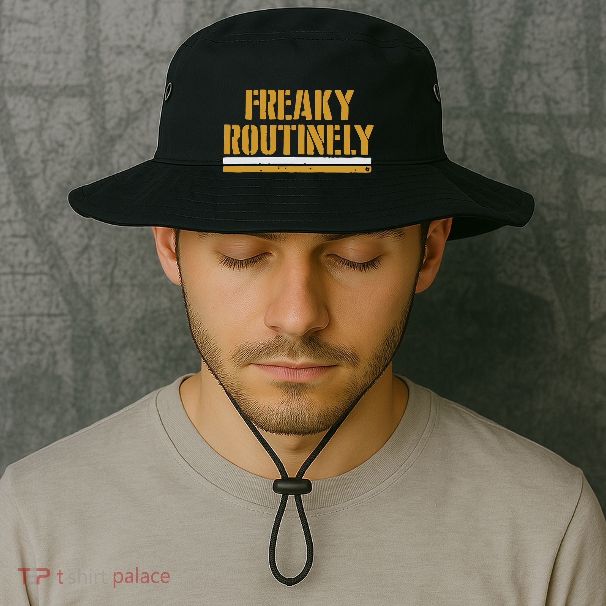 Freaky Routinely Bucket Hat