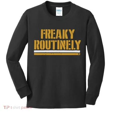 Freaky Routinely Kids Long Sleeve Shirt