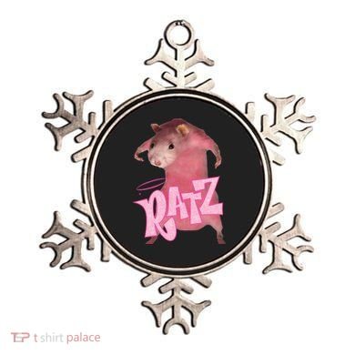 Funny Rat Funny Mouse Ratz Pink Ratz Mouse Meme Pink Rat Ornament