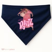 Funny Rat Funny Mouse Ratz Pink Ratz Mouse Meme Pink Rat USA-Made Doggie Bandana thumb 0