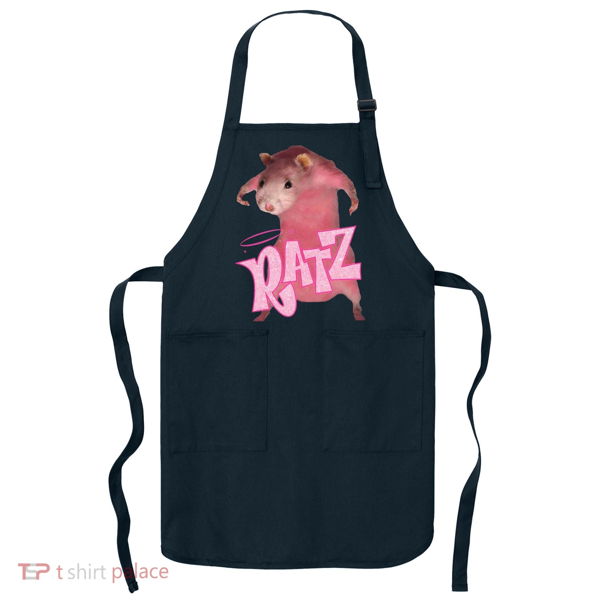 Funny Rat Funny Mouse Ratz Pink Ratz Mouse Meme Pink Rat Apron