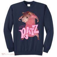 Funny Rat Funny Mouse Ratz Pink Ratz Mouse Meme Pink Rat Sweatshirt thumb 0