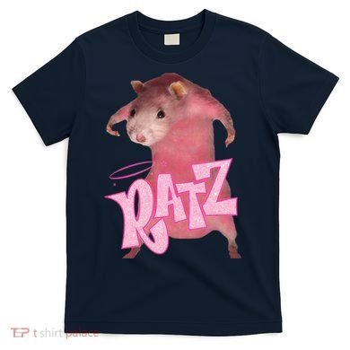 Funny Rat Funny Mouse Ratz Pink Ratz Mouse Meme Pink Rat T-Shirt