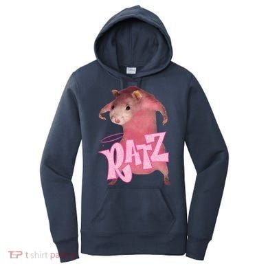 Funny Rat Funny Mouse Ratz Pink Ratz Mouse Meme Pink Rat Women's Hoodie