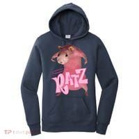 Funny Rat Funny Mouse Ratz Pink Ratz Mouse Meme Pink Rat Women's Hoodie thumb 0