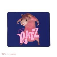 Funny Rat Funny Mouse Ratz Pink Ratz Mouse Meme Pink Rat Mousepad thumb 0