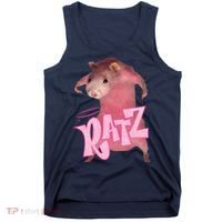 Funny Rat Funny Mouse Ratz Pink Ratz Mouse Meme Pink Rat Tank Top thumb 0
