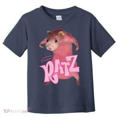Funny Rat Funny Mouse Ratz Pink Ratz Mouse Meme Pink Rat Toddler T-Shirt