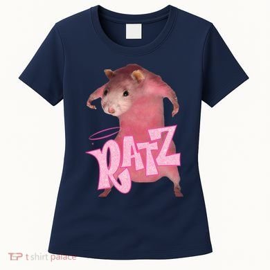 Funny Rat Funny Mouse Ratz Pink Ratz Mouse Meme Pink Rat Women's T-Shirt