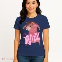 Funny Rat Funny Mouse Ratz Pink Ratz Mouse Meme Pink Rat Women's T-Shirt thumb 4