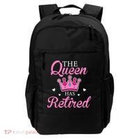 Funny Retirement Floral The Queen Has Retired Backpack thumb 0