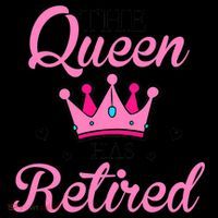 Funny Retirement Floral The Queen Has Retired Coffee Mug thumb 5