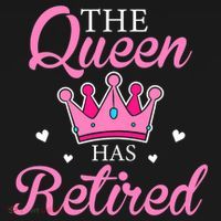 Funny Retirement Floral The Queen Has Retired Women's Hoodie thumb 2