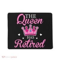 Funny Retirement Floral The Queen Has Retired Mousepad thumb 0