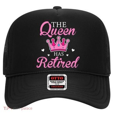 Funny Retirement Floral The Queen Has Retired Hat