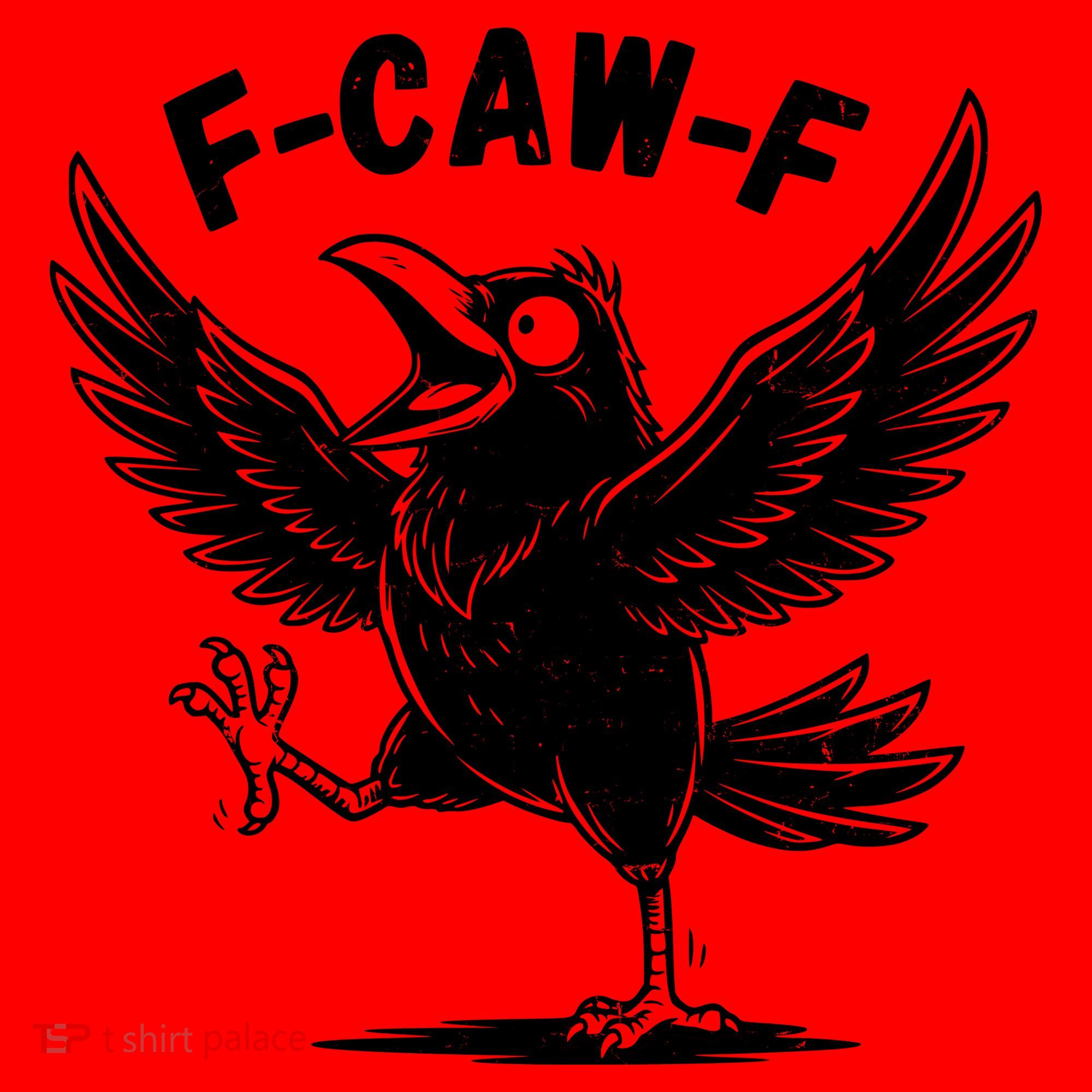 Funny Retro F CAW F Crow Raven Santa Hat