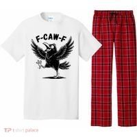 Funny Retro F CAW F Crow Raven Pajama Set thumb 0