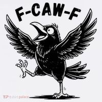 Funny Retro F CAW F Crow Raven Women's Hoodie thumb 2