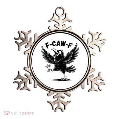 Funny Retro F CAW F Crow Raven Ornament