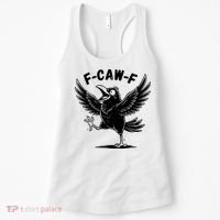 Funny Retro F CAW F Crow Raven Women's Tank Top thumb 0