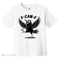 Funny Retro F CAW F Crow Raven Toddler T-Shirt thumb 0